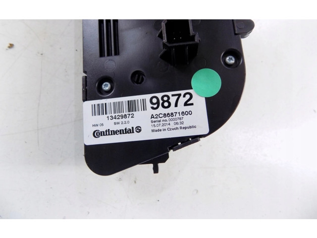 Блок управления климат-контролем 13429872   Opel Zafira C
