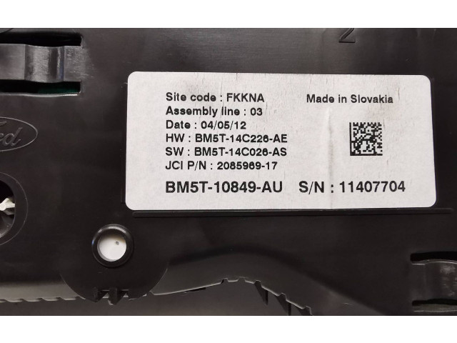 Přístrojová deska  Ford Focus C-MAX 2012 BM5T10849AU  