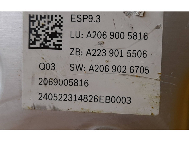 Jednotka ABS A2069005816, A2069005816   Mercedes-Benz C W206 2021