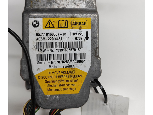 Блок подушек безопасности 9160557   BMW 6 E63 E64