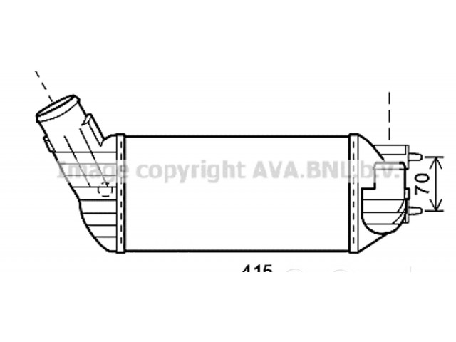 Интеркулер  384P8   Citroen DS5 2.0