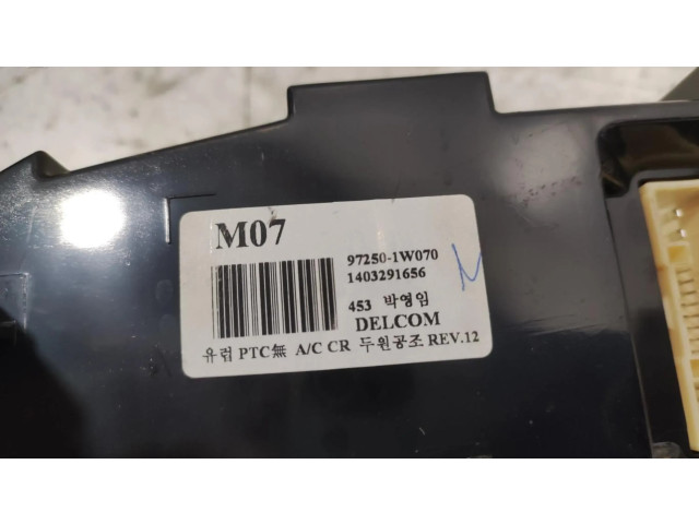 Блок управления климат-контролем 972501W070   KIA Rio