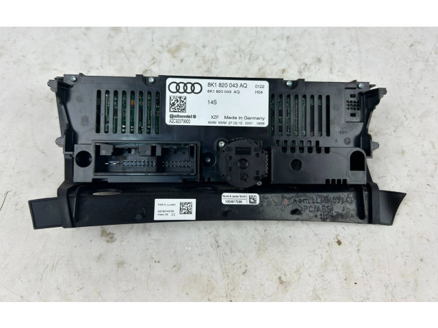 Блок управления климат-контролем 8K1820043AQ, A2C92379900   Audi Q5 SQ5