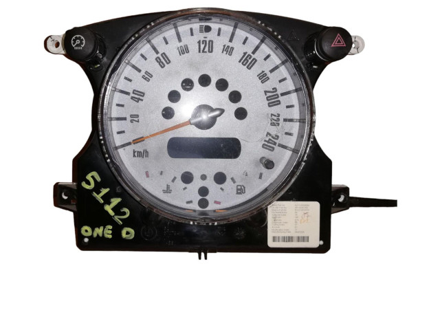 Přístrojová deska  Mini One - Cooper R50 - 53 2004 62116928884, 62116928884  