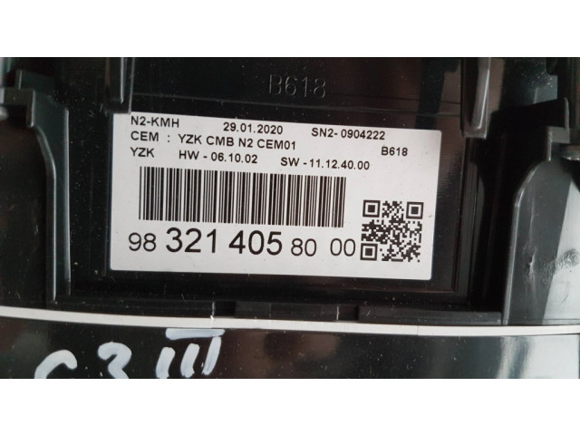 Панель приборов 9832140580, 29012020   Citroen C3 Aircross       
