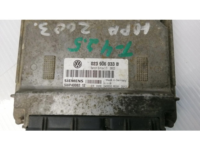 Блок управления двигателя 023906033B, 5WP4008212   Volkswagen Transporter - Caravelle T4