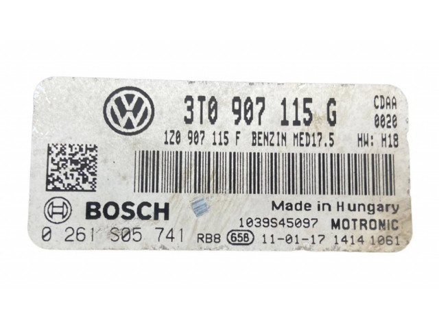 Řídící jednotka 1Z0907115F, 3T0907115G   Skoda Octavia Mk3 (5E) 2013