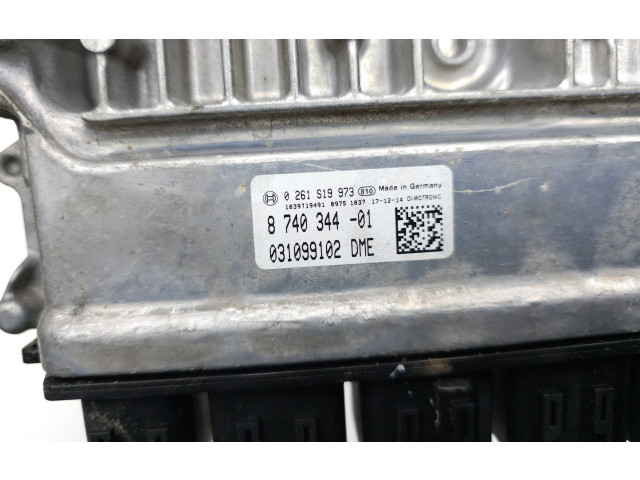 Pojistková skříňka Блок управления двигателя 8740344, 0261S19973   BMW 3 F30 F35 F31 2018