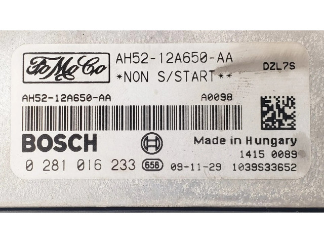 Řídící jednotka 0281016233, AH5212A650AA   Land Rover Freelander 2 - LR2 2010