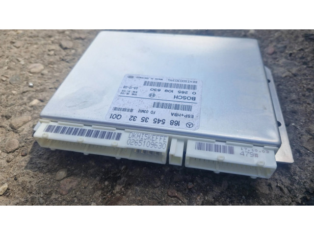 Řídící jednotka 1685453532, 0265109630   Mercedes-Benz A W168 2003