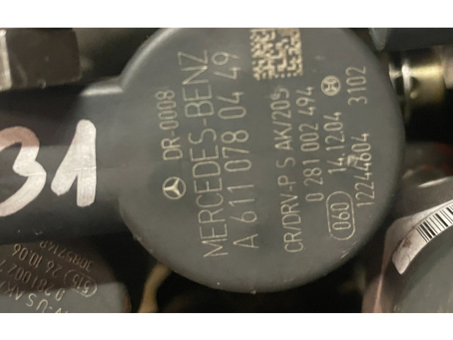Vstřikovací lišta A6420700495, A6110780449   Mercedes-Benz ML W164    OM 642.940 