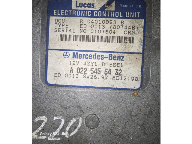 Řídící jednotka A0225455432, 0107604   Mercedes-Benz C W202 1997