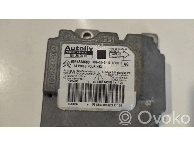 Řídící jednotka 604289500, 9661384680   Citroen C6 2006