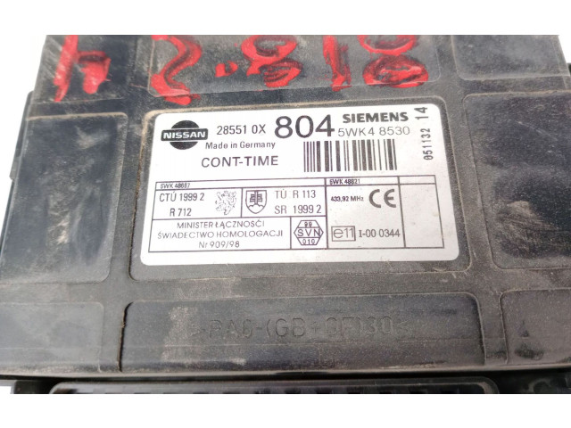 Pojistková skříňka Řídící jednotka BSM 285510X804   Nissan Terrano 2005