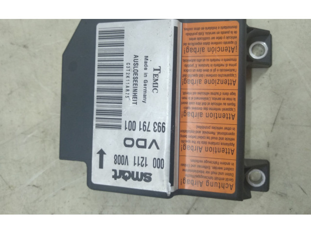 Блок подушек безопасности 0001211V008, 993791001   Smart ForTwo I