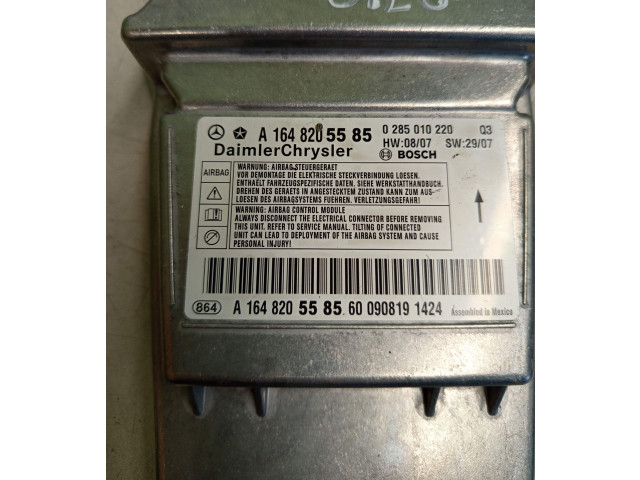 Блок подушек безопасности 0285010220, A1648205585   Mercedes-Benz ML W164