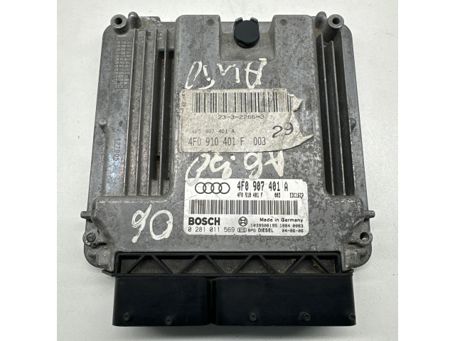 Блок управления двигателя 4F0907401A, 4F0910401F   Audi A6 S6 C6 4F