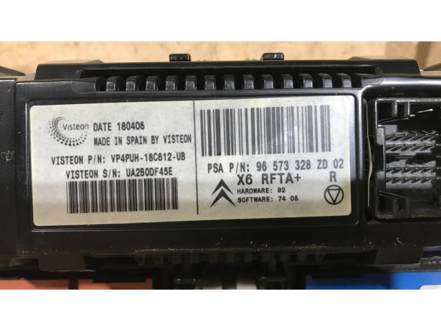 Блок управления климат-контролем 96573328ZD, 96498317XT   Citroen C6