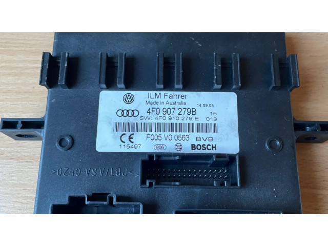 Блок комфорта 4F0907279B, F005V00563   Audi A6 S6 C6 4F   