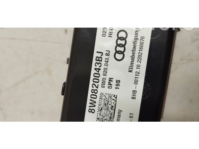 Блок управления климат-контролем 8w0820043bj   Audi A5