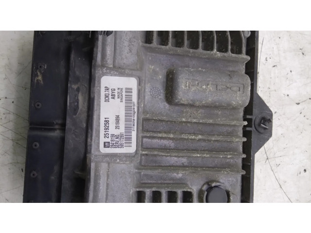 Řídící jednotka 25192581, 28418159   Opel Antara 2014