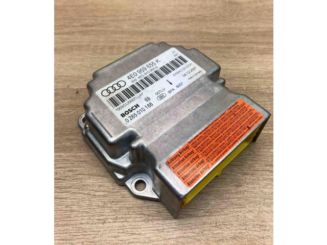 Блок подушек безопасности 4E0959655K, 0285010188   Audi A8 S8 D3 4E