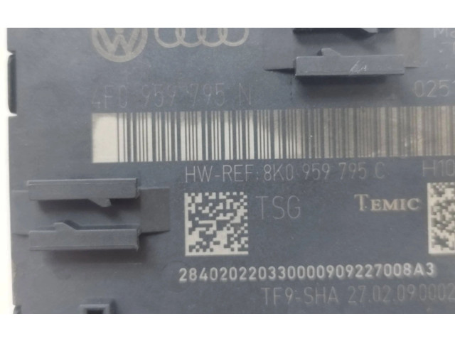 Блок управления дверью 4F0959795N, 8K0959795C   Audi Q5 SQ5