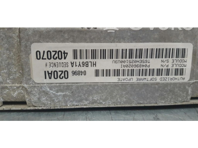 Řídící jednotka 04896020AI   Chrysler Sebring (ST-22 - JR) 