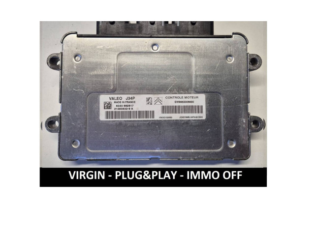 Řídící jednotka 21585932-9A, SW9663306680   Peugeot 1007 2008