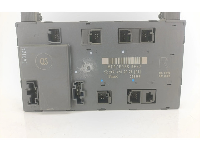 Блок управления 2098202026   Mercedes-Benz CLK A209 C209