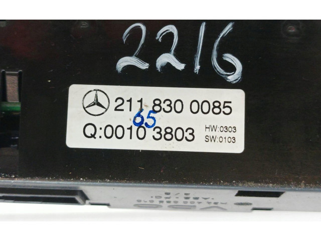 Блок управления климат-контролем 2118300085   Mercedes-Benz E W211