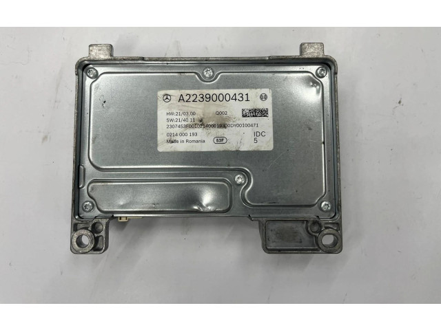 Блок управления A2239000431, 0214000193   Mercedes-Benz EQS X296