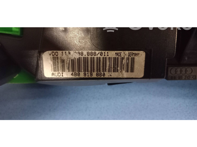 Přístrojová deska  Audi A6 S6 C5 4B 2001 4B0919860N, 113008888011  