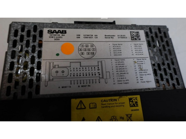 Дисплей    12799720, 12799720   Saab 9-3 Ver2