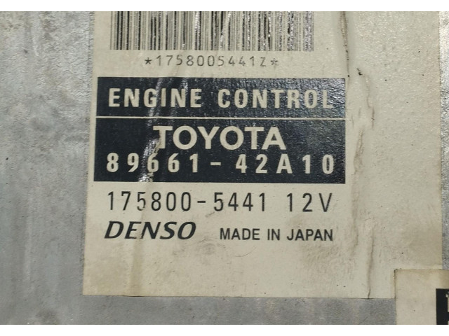 Řídící jednotka 89661-42A10, 89661-42A10   Toyota RAV 4 (XA20) 2004