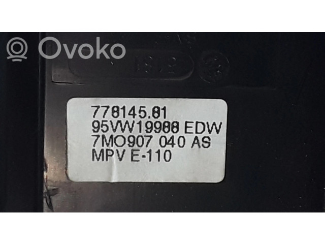 Блок управления климат-контролем 7M0907040AS, 95VW19988EDW   Ford Galaxy