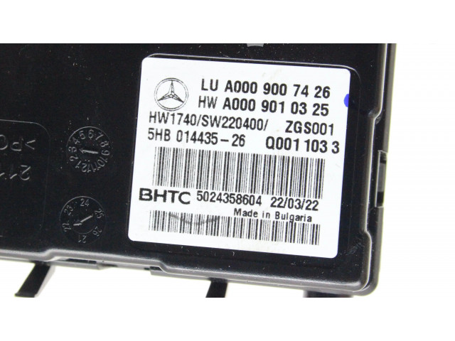 Блок управления климат-контролем A0009007426   Mercedes-Benz EQC