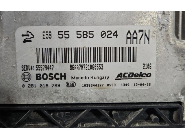 Řídící jednotka 0281018769, IMPRK1376572   Opel Zafira C 2012