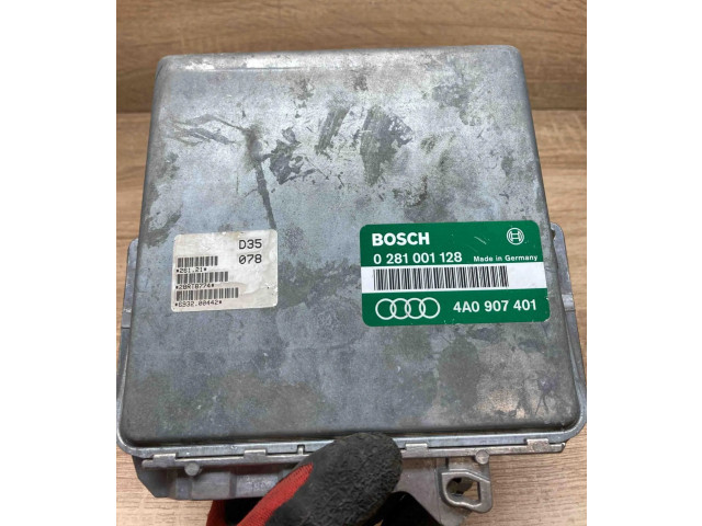 Блок управления двигателем Блок управления 4A0907401, 0281001128   Audi 100 S4 C4