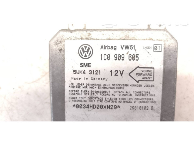 Блок подушек безопасности 1C0909605, 5WK43121   Volkswagen Lupo