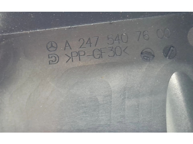   Pojistková skříňka A2475407600, 168980   Mercedes-Benz B W247 2005