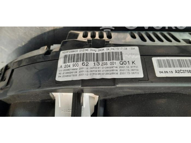 Přístrojová deska  Mercedes-Benz GLK (X204) 2014 A2049006213  