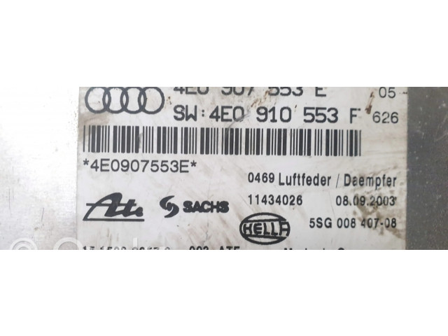 Блок управления двигателя 4E0907553E   Audi A8 S8 D3 4E