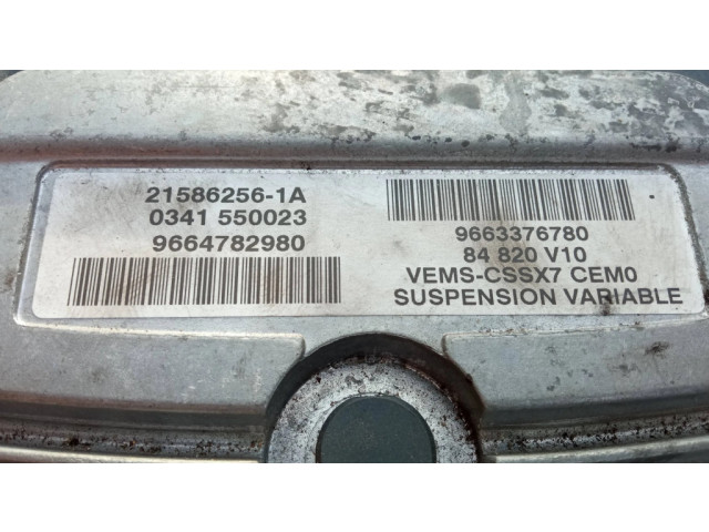 Блок управления двигателя 9664782980, 215862561A   Citroen C5