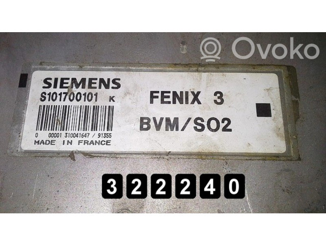 Řídící jednotka S101700101K   Citroen XM 1990