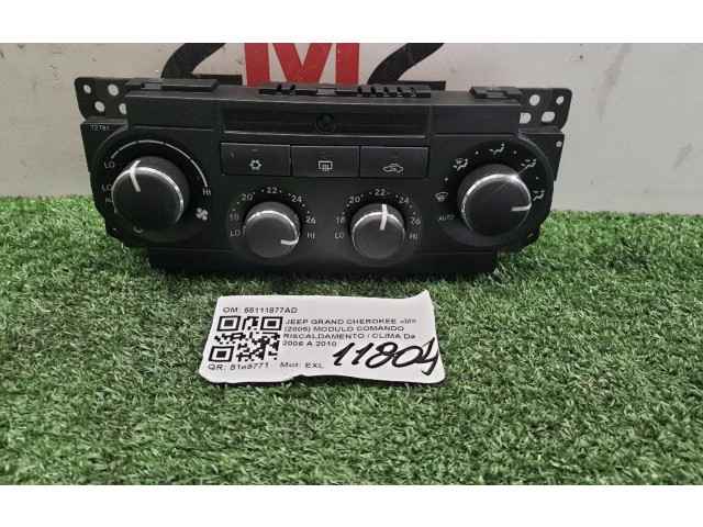 Блок управления климат-контролем 55111907AA, 55111907AA   Jeep Grand Cherokee (WK)