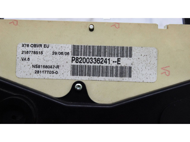 Přístrojová deska  Renault Kangoo I 2006 p8200336241e, p8200336241  