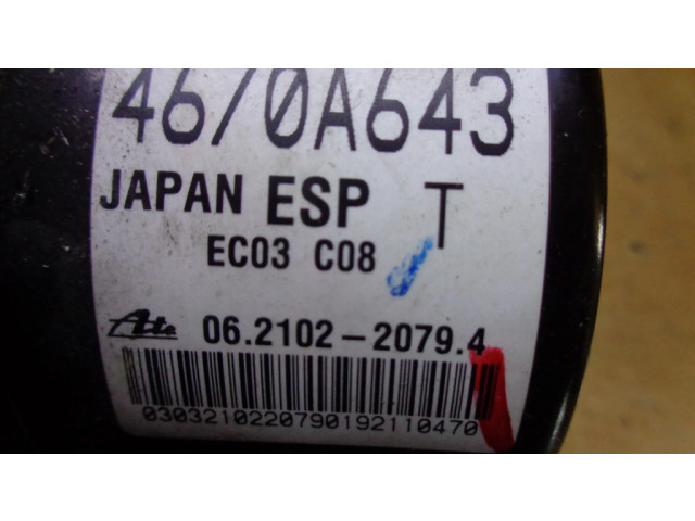 Jednotka ABS 4670A643, 06210962983   Mitsubishi ASX 2011