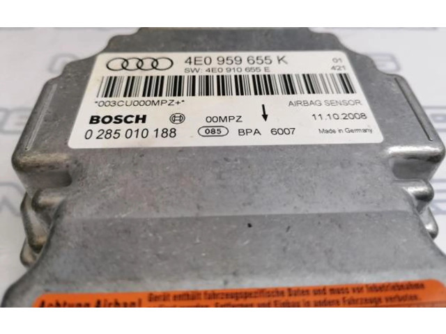 Блок подушек безопасности 4E0959655K   Audi A8 S8 D3 4E