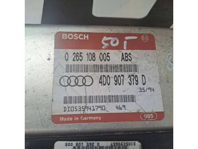 Блок управления двигателя 4D0907379D, 0265108005   Audi A6 S6 C7 4G